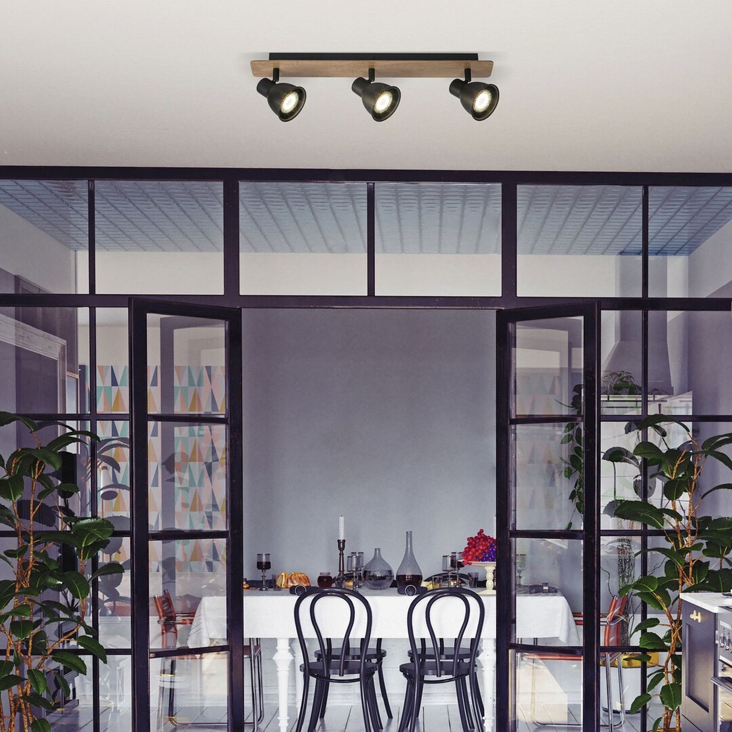 Rabalux Mac lampa podsufitowa 3x35W czarna 5904 - Wysyłka w 24h