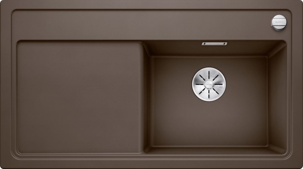 Blanco Zenar 5 S zlewozmywak 91,5x51 cm z Silgranit PuraDur prawy kawowy 523943