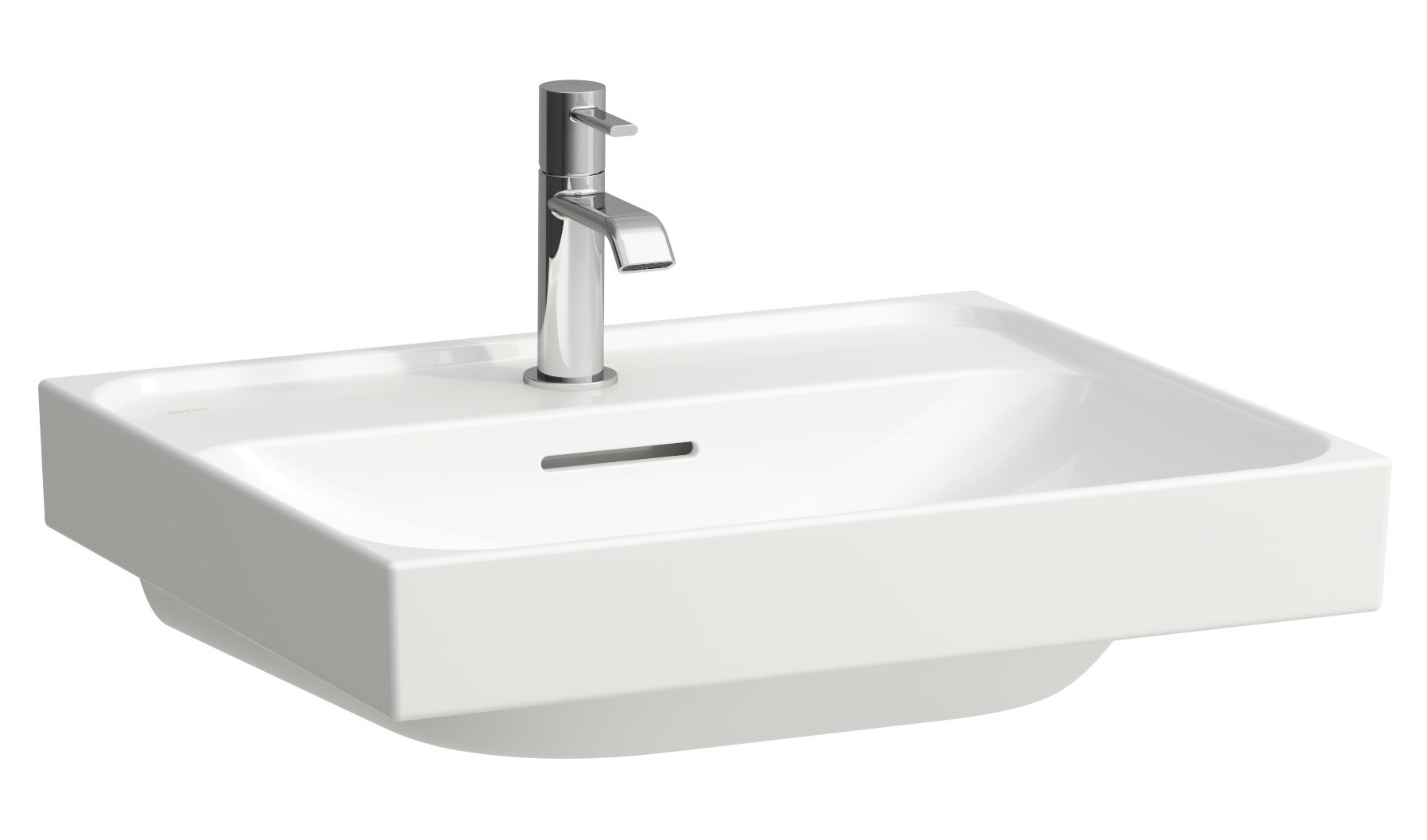 Laufen Meda umywalka 55x46 cm prostokątna ścienna-meblowa biała H8101124001041