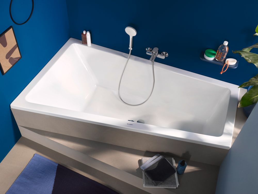 Duravit No.1 bateria wannowo-prysznicowa ścienna chrom N15230000010