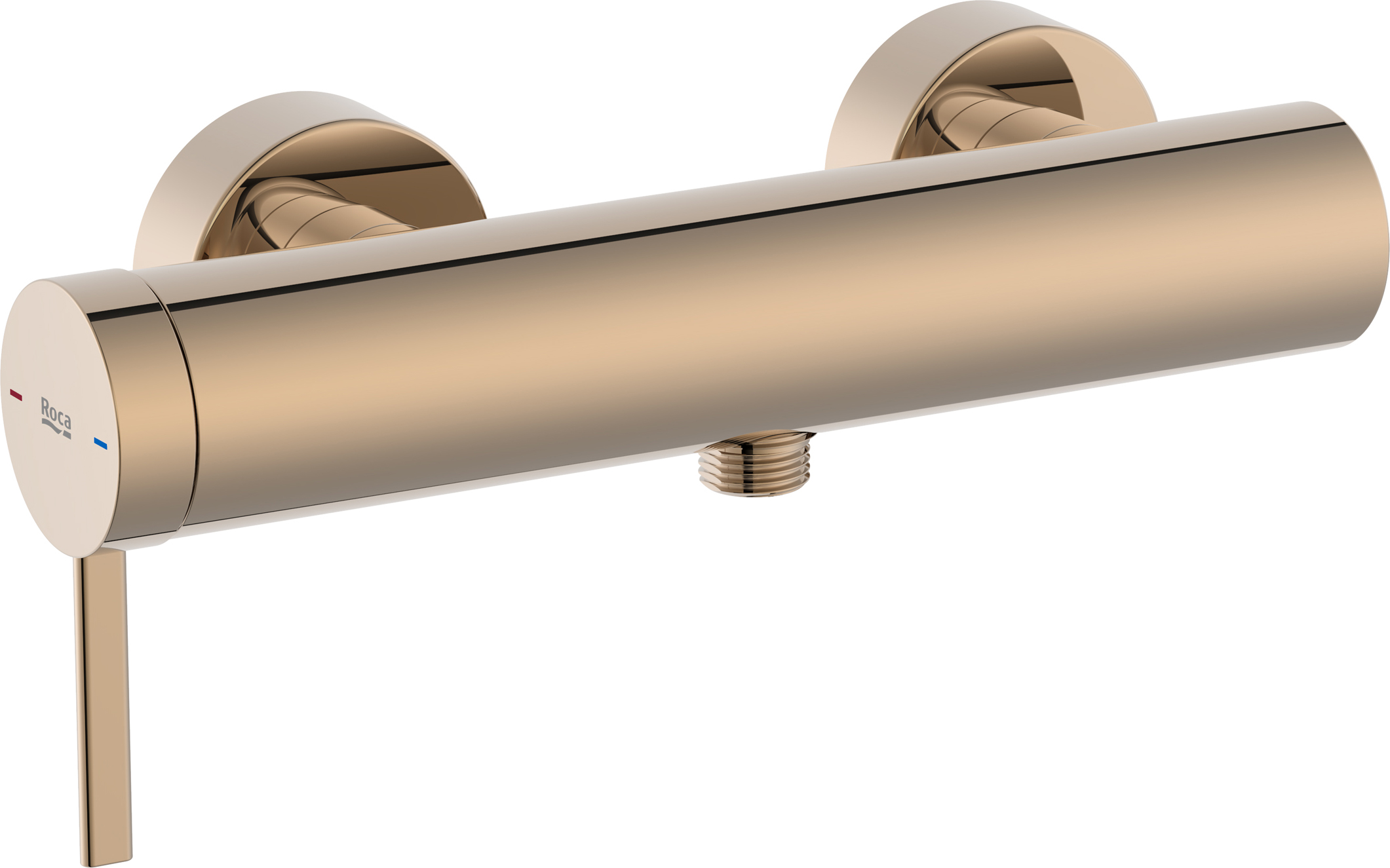 Roca Ona bateria prysznicowa ścienna Rose Gold A5A219ERG0 - Wysyłka w 24h