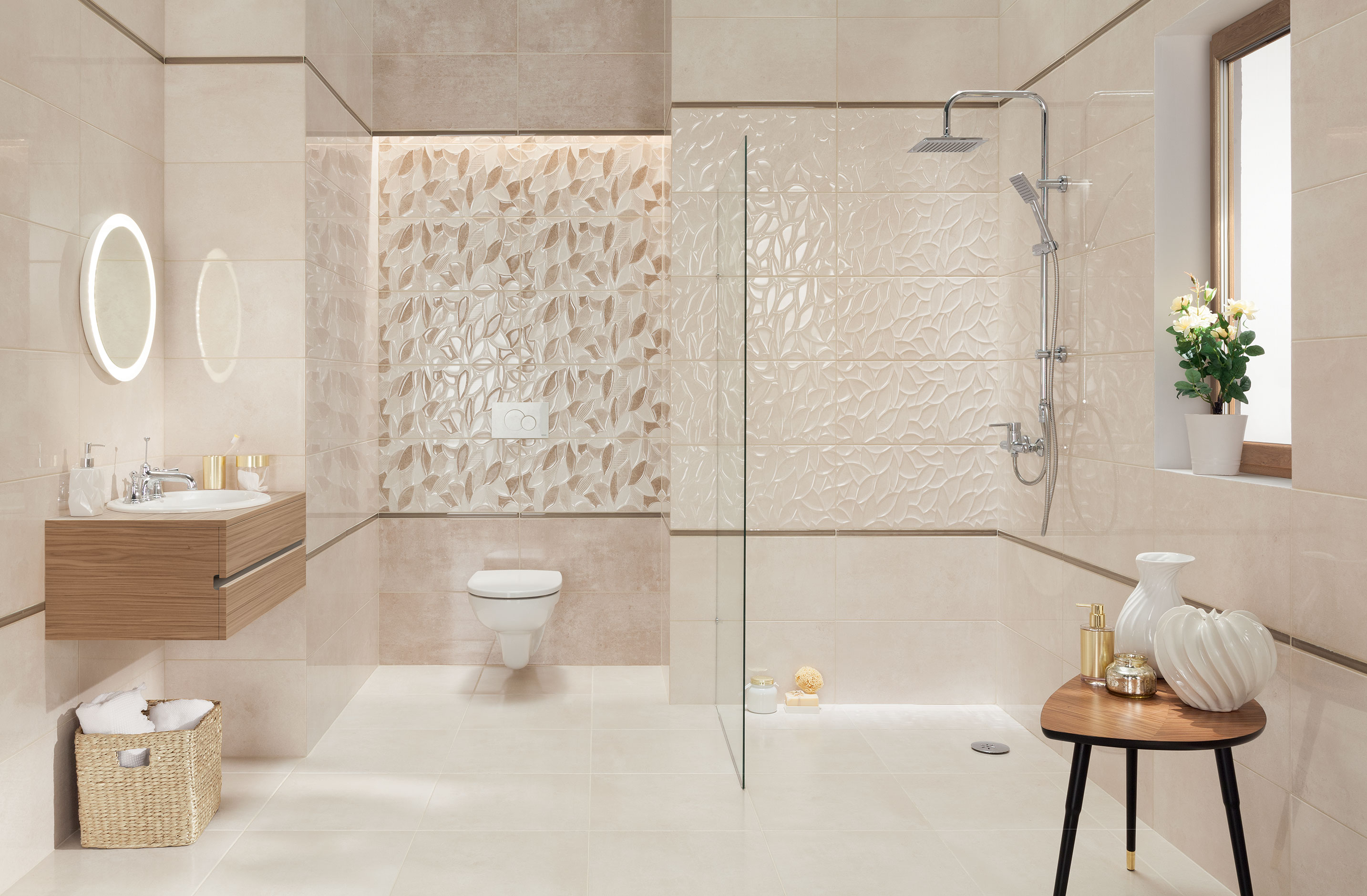 Domino Tempre beige płytka ścienna 30,8x60,8 cm