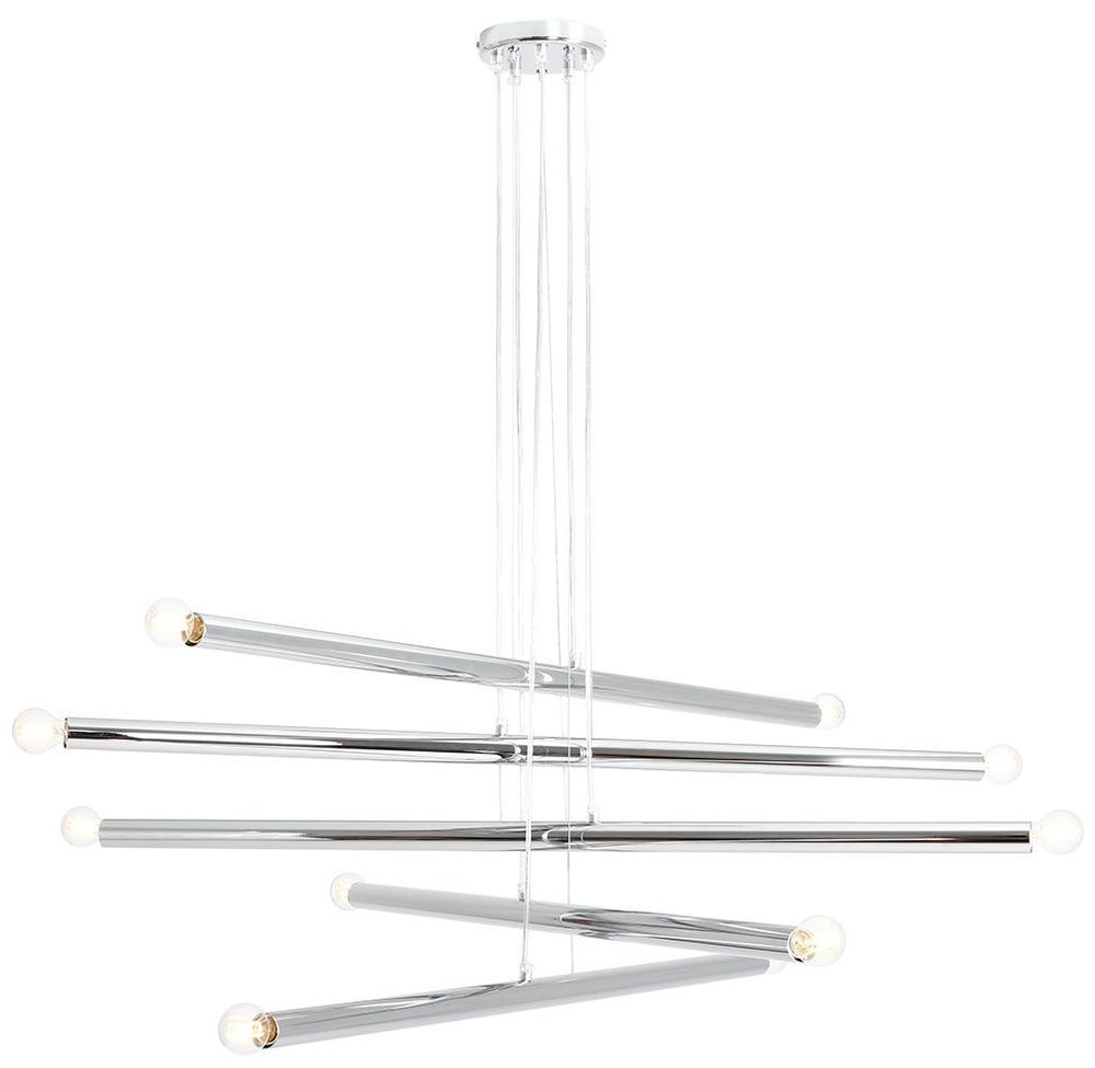 Aldex Tubo 10 lampa wisząca 10x40W chrom 1072M4