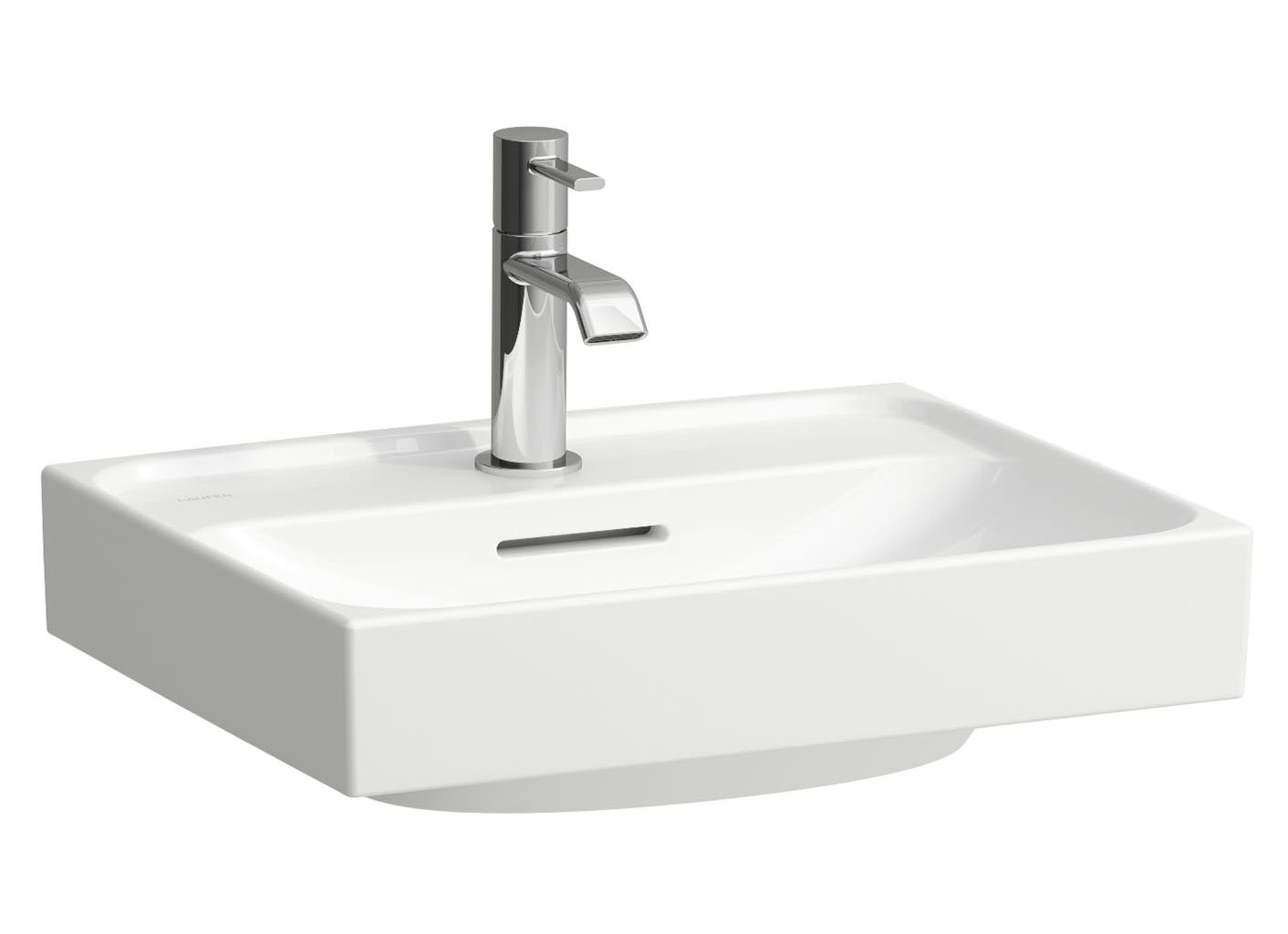 Laufen Meda umywalka 45x35 cm prostokątna ścienna biały mat H8161117571041