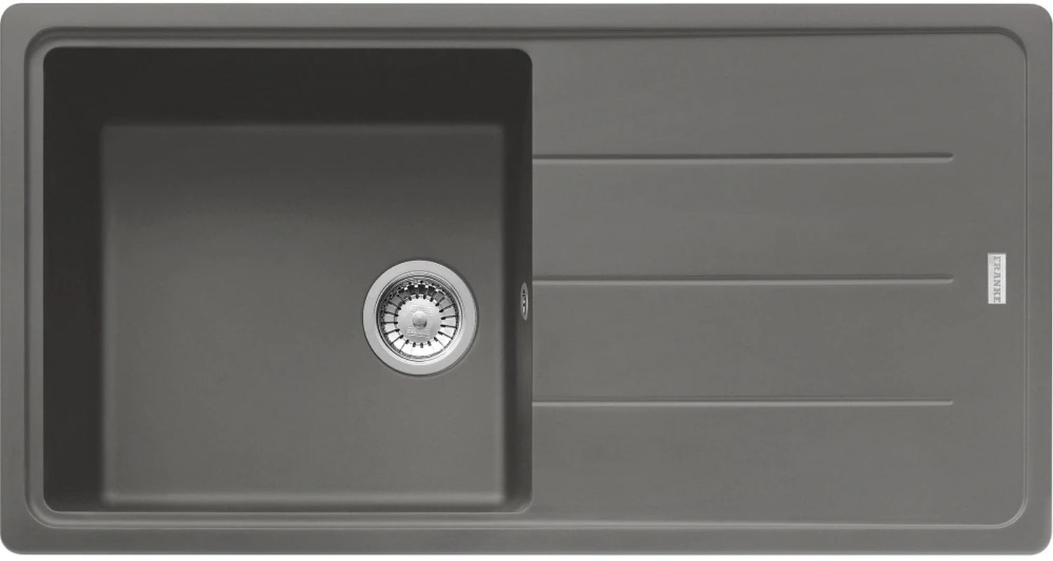 Franke Basis zlewozmywak granitowy 97x50 cm szary 114.0676.288