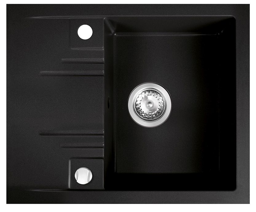 FDesign Carioca zlewozmywak granitowy 58x48 cm grafit FD9-12-4858-22