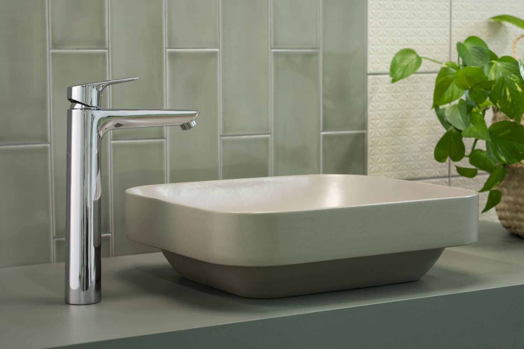 KFA Armatura Abasha bateria umywalkowa stojąca wysoka chrom 5232-612-00