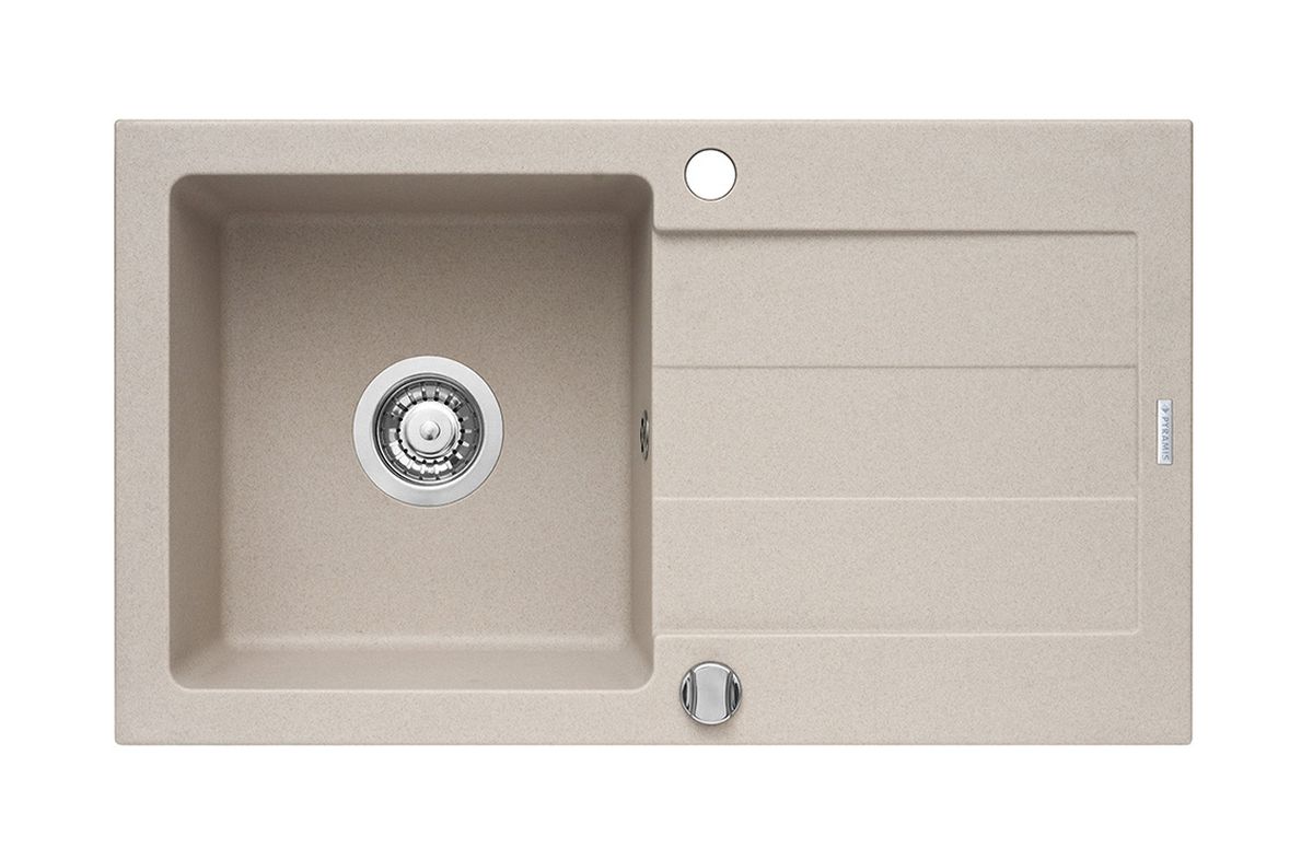 Pyramis Sparta Granit zlewozmywak 76x44 cm Pyragranit beżowy 070000001