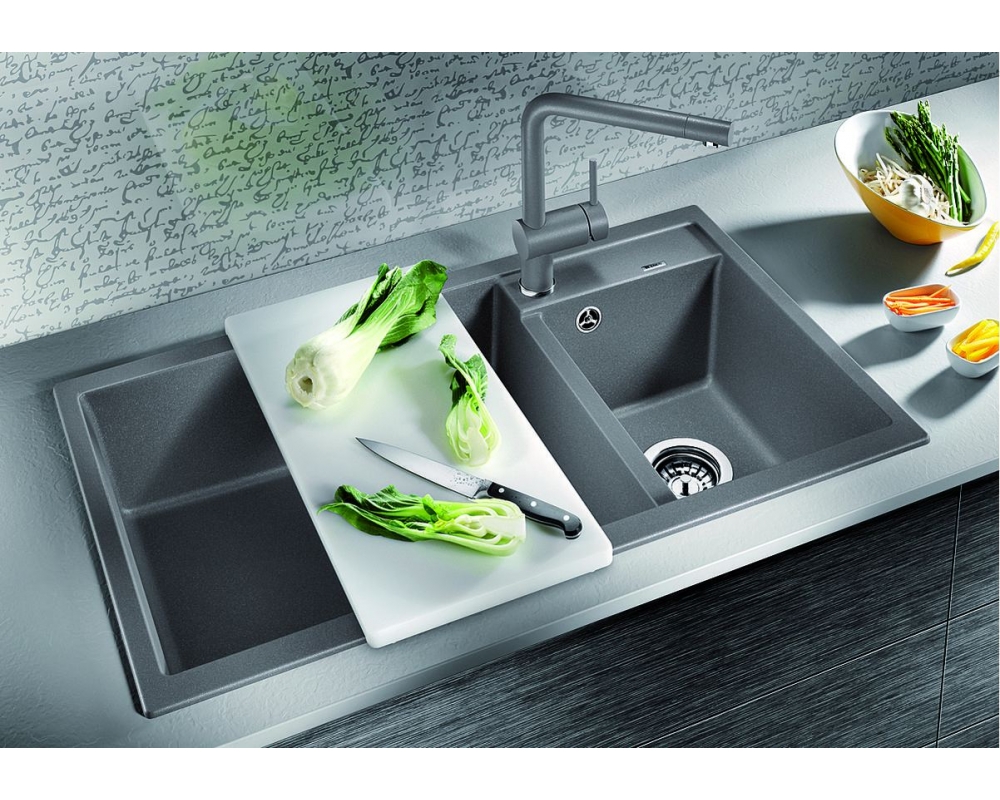 Blanco Metra 9 zlewozmywak 86x50 cm Silgranit czarny 525936