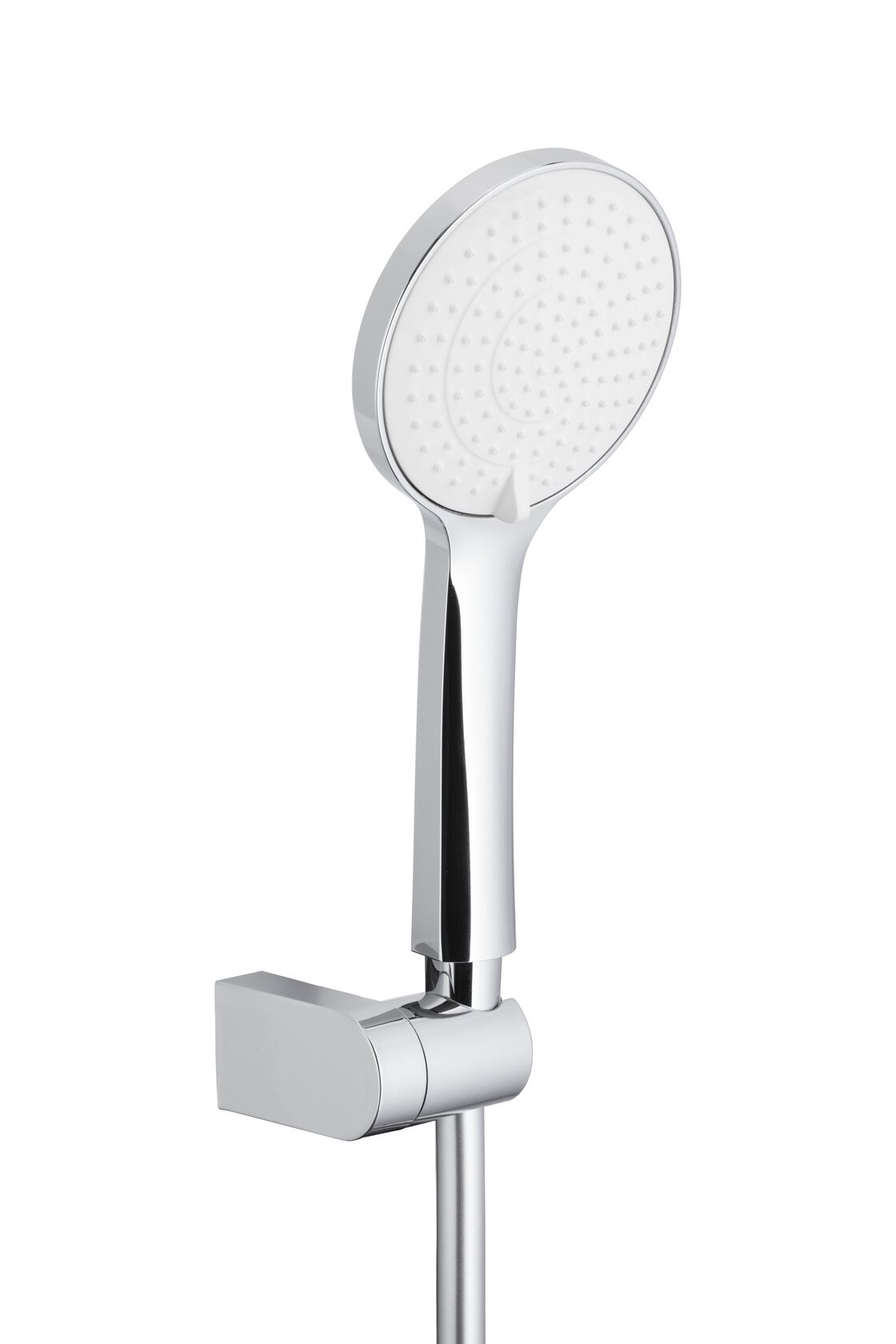 KFA Armatura Angelit zestaw prysznicowy ścienny chrom/biały 841-243-40