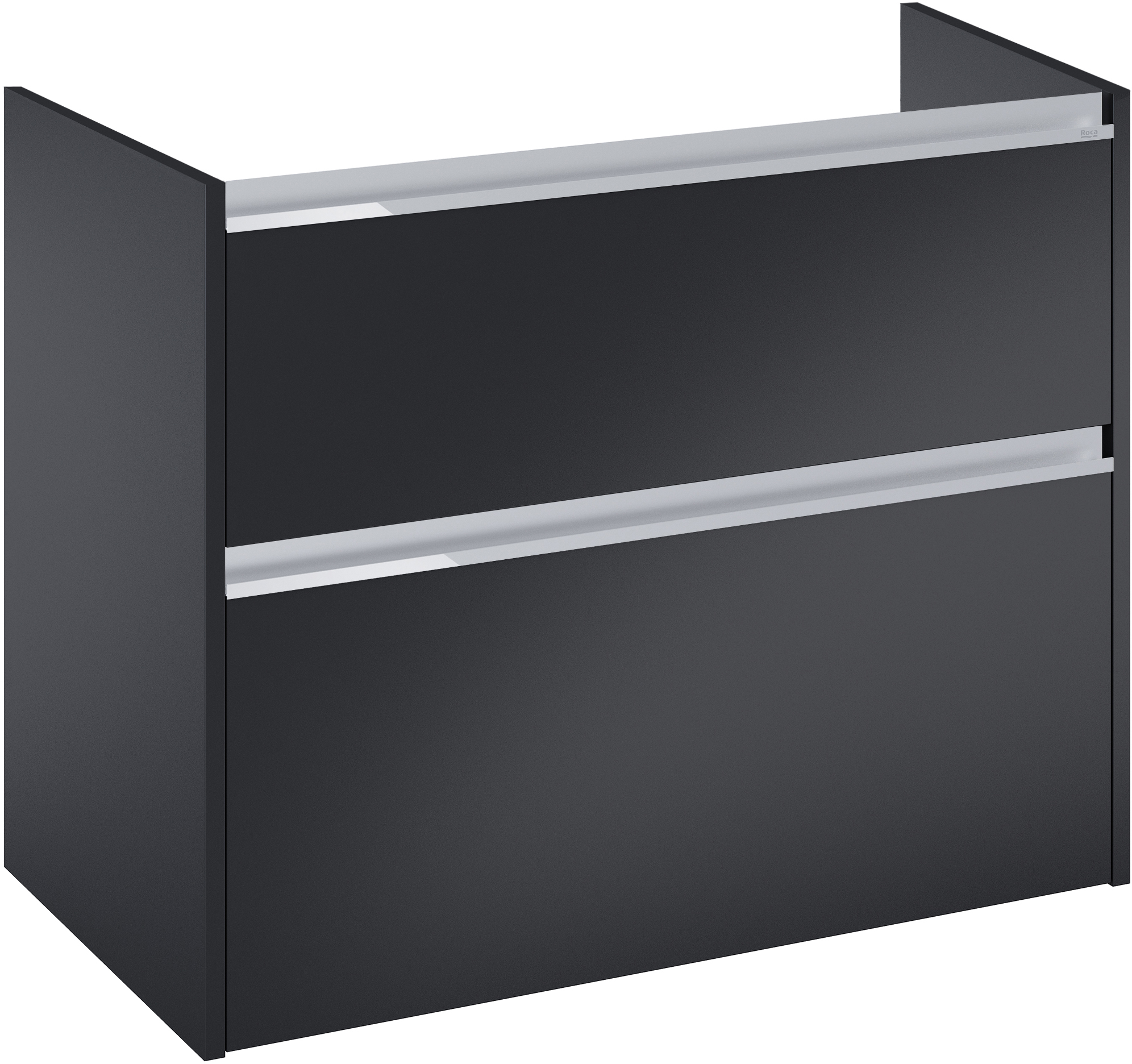 Roca Gap Pro szafka 98,5x45,1x63,5 cm podumywalkowa wisząca czarny mat A857903532