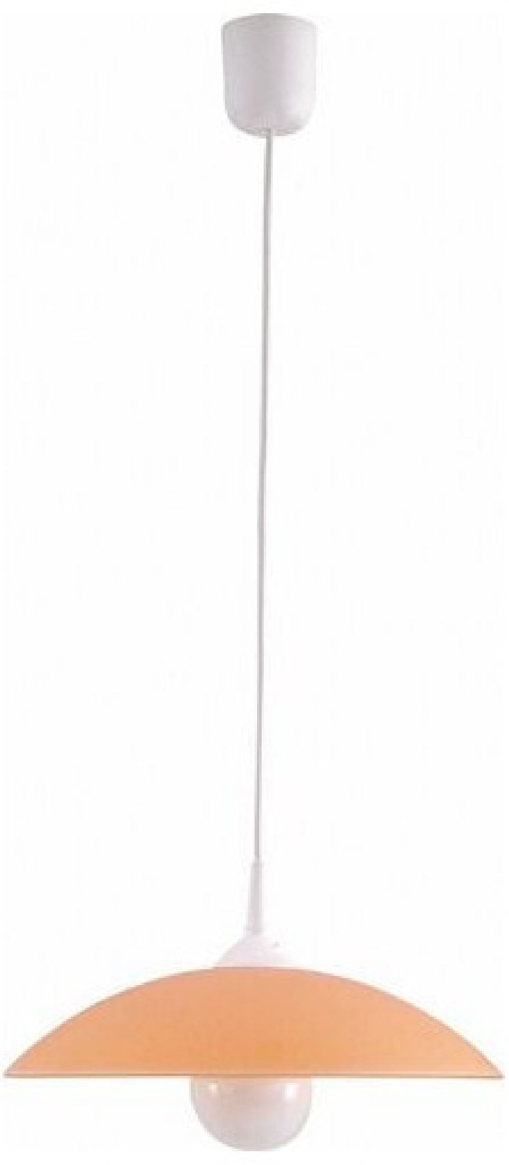 Rabalux Cupola Range lampa wisząca 1x60 W pomarańczowa 4613