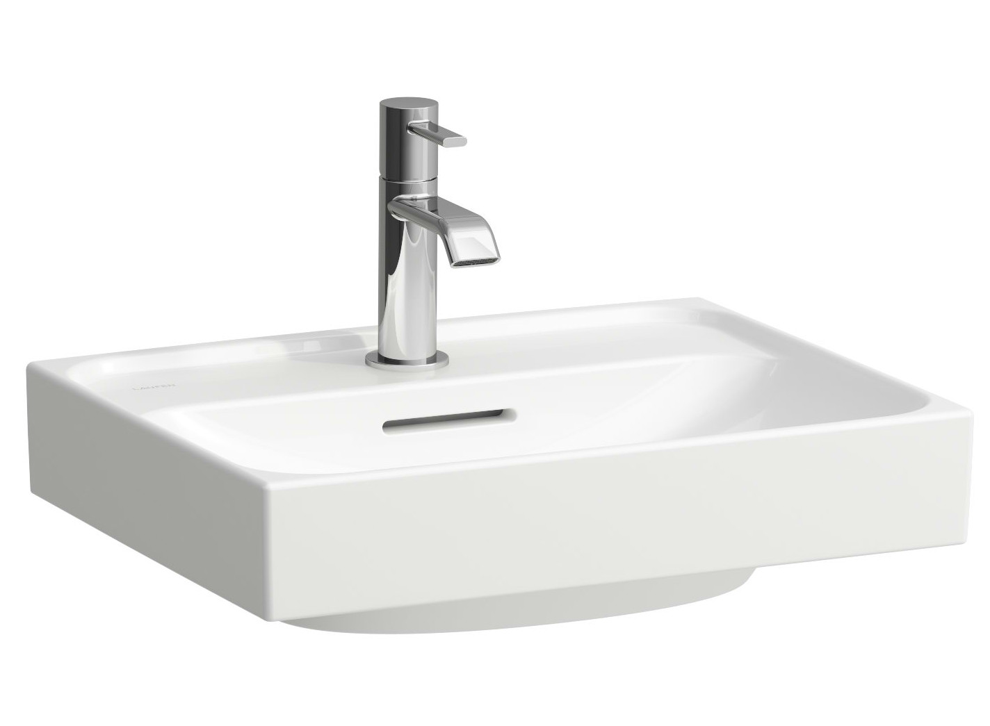 Laufen Meda umywalka 45x35 cm prostokątna ścienna-meblowa biała H8151114001041