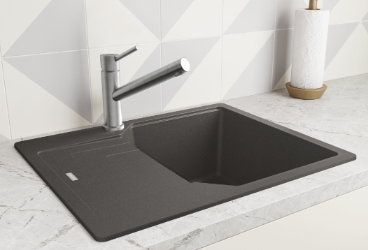 Franke Urban zlewozmywak granitowy 62x50 cm łupkowy szary 114.0716.362