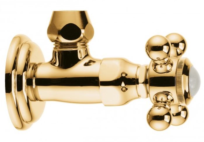Kludi 1926 zawór kątowy pozłacany 518434520