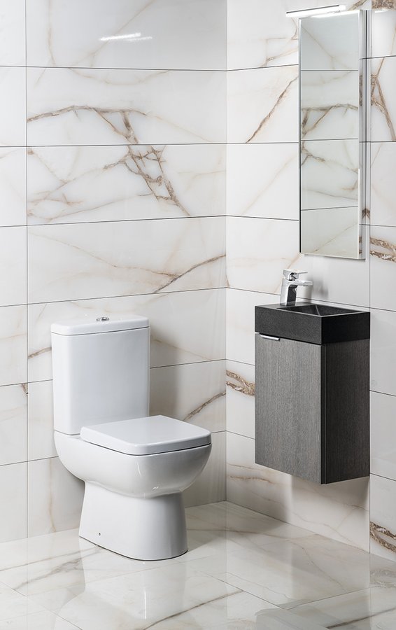 Sapho Latus X szafka 39,4 cm podumywalkowa wisząca dąb srebrny LT110-1111