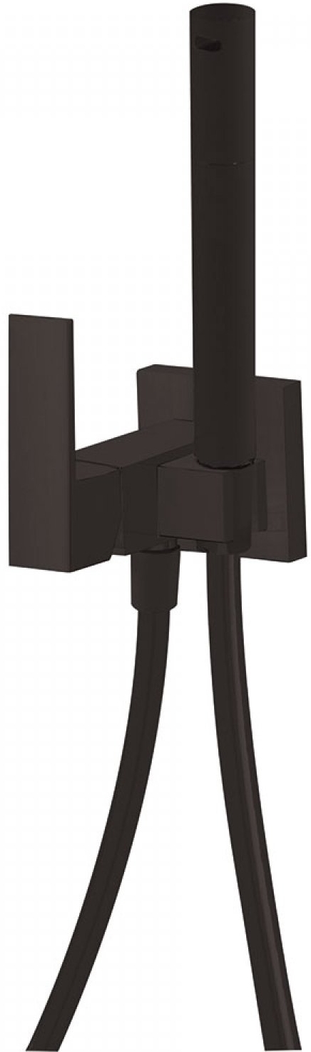 Tres Cuadro-Tres bateria bidetowa podtynkowa czarny mat 006.123.01.NM