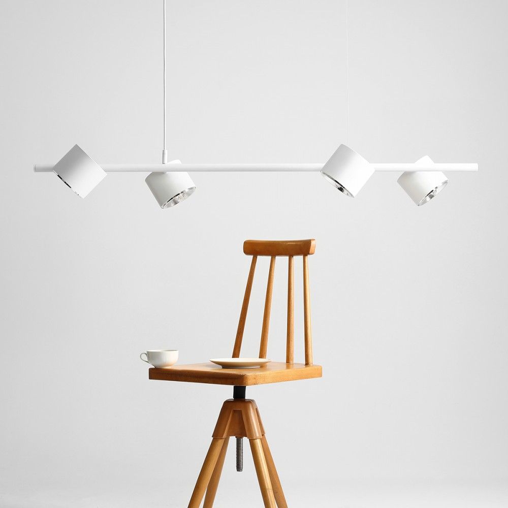 Aldex Bot 4 lampa wisząca 4x35W biała 1046L