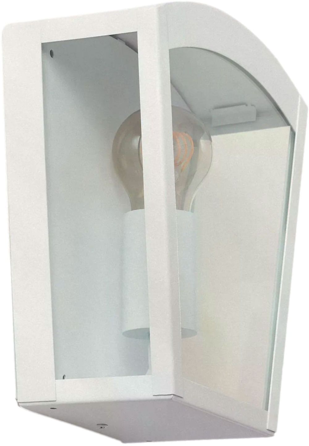 Abruzzo Gardena Moderno Paolo kinkiet zewnętrzny 1x40 W biały ABR-KZN-B-E27