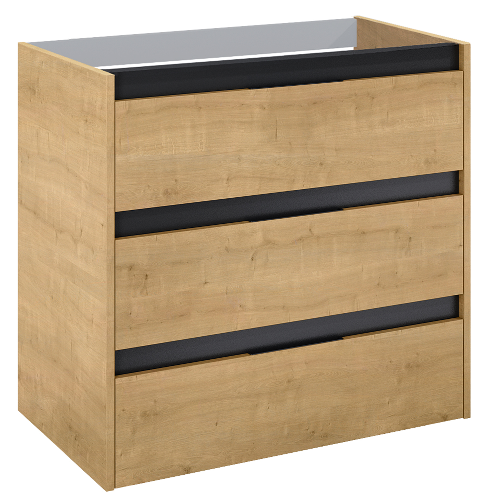 Roca Alpine szafka 78,5x45,2x74 cm podumywalkowa wisząca jasny dąb A857868464