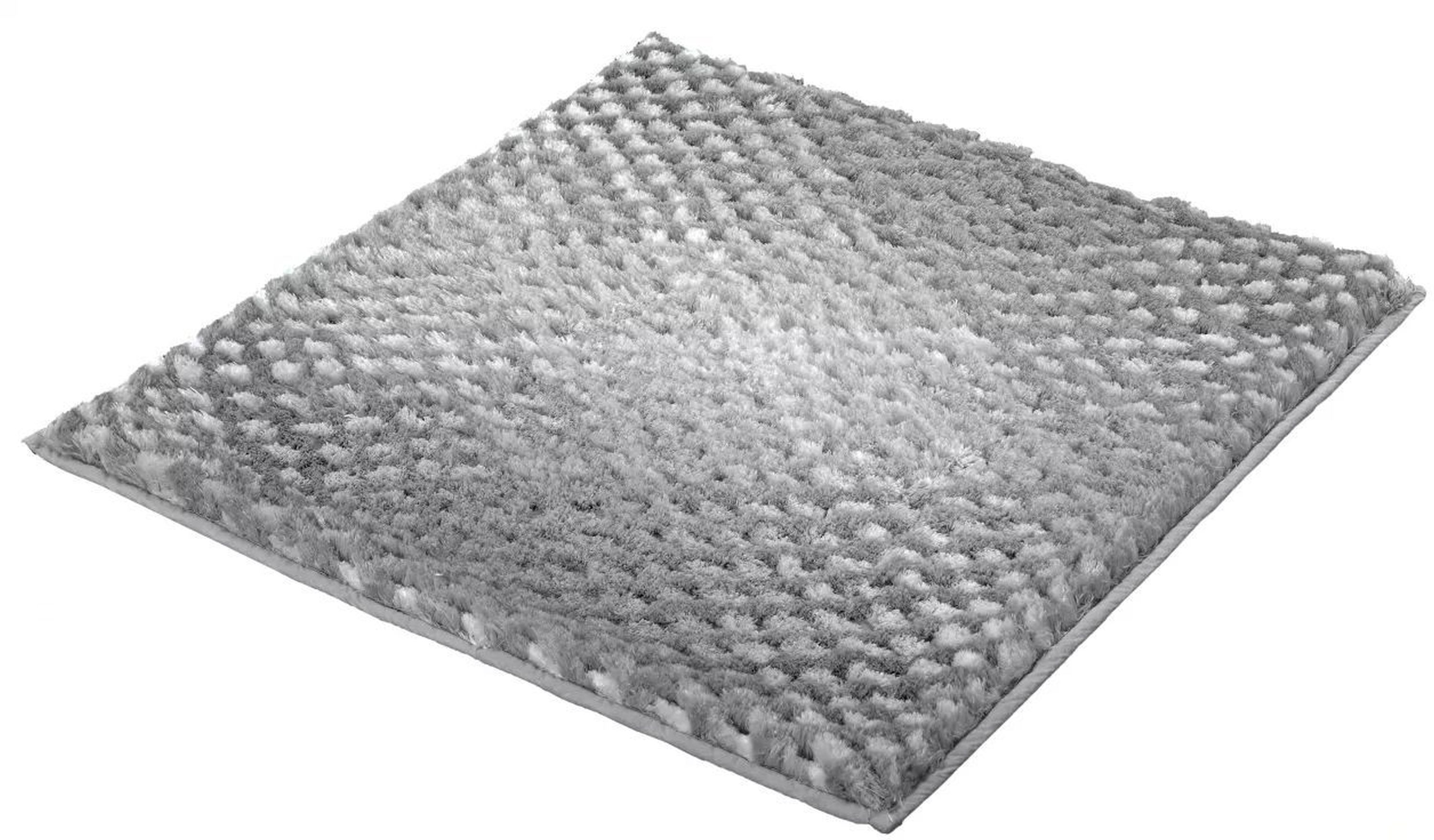 Kleine Wolke Cory dywanik łazienkowy 60x60 cm kwadratowy ciemny szary Anthracite 9121901135