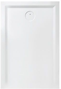 Sanplast Space Mineral brodzik 120x90 cm prostokątny biały 645-410-0550-01-000