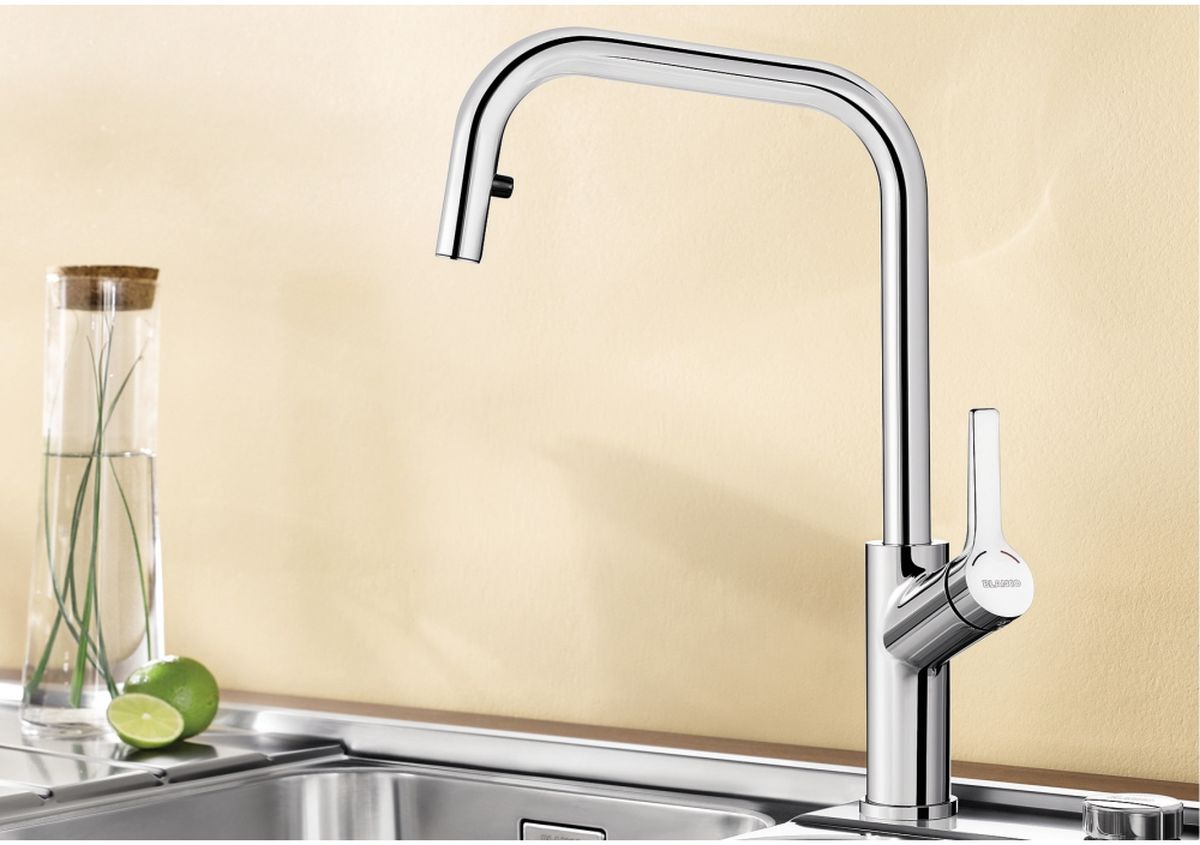 Blanco Jurena-S bateria kuchenna stojąca chrom 520765
