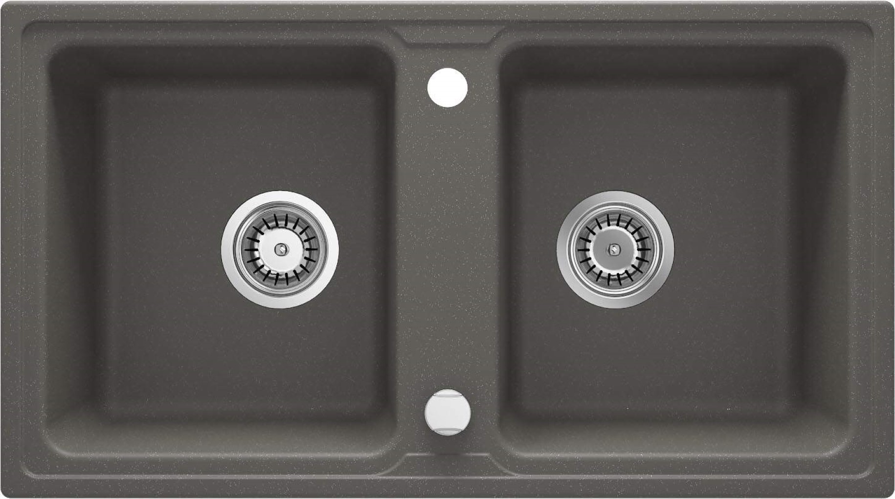 Deante Zorba zlewozmywak granitowy 78x43,5 cm wpuszczany antracyt metalik ZQZT203