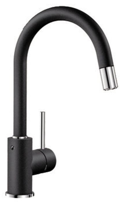 Blanco Mida-S bateria kuchenna stojąca z wyciąganą wylewką Silgranit antracyt/chrom 521455