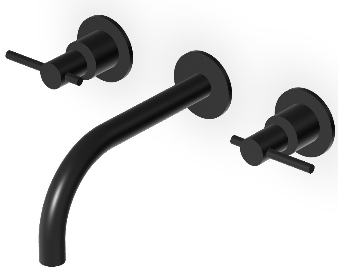 Zucchetti Helm bateria umywalkowa podtynkowa czarny szczotkowany ZHL760.XP81