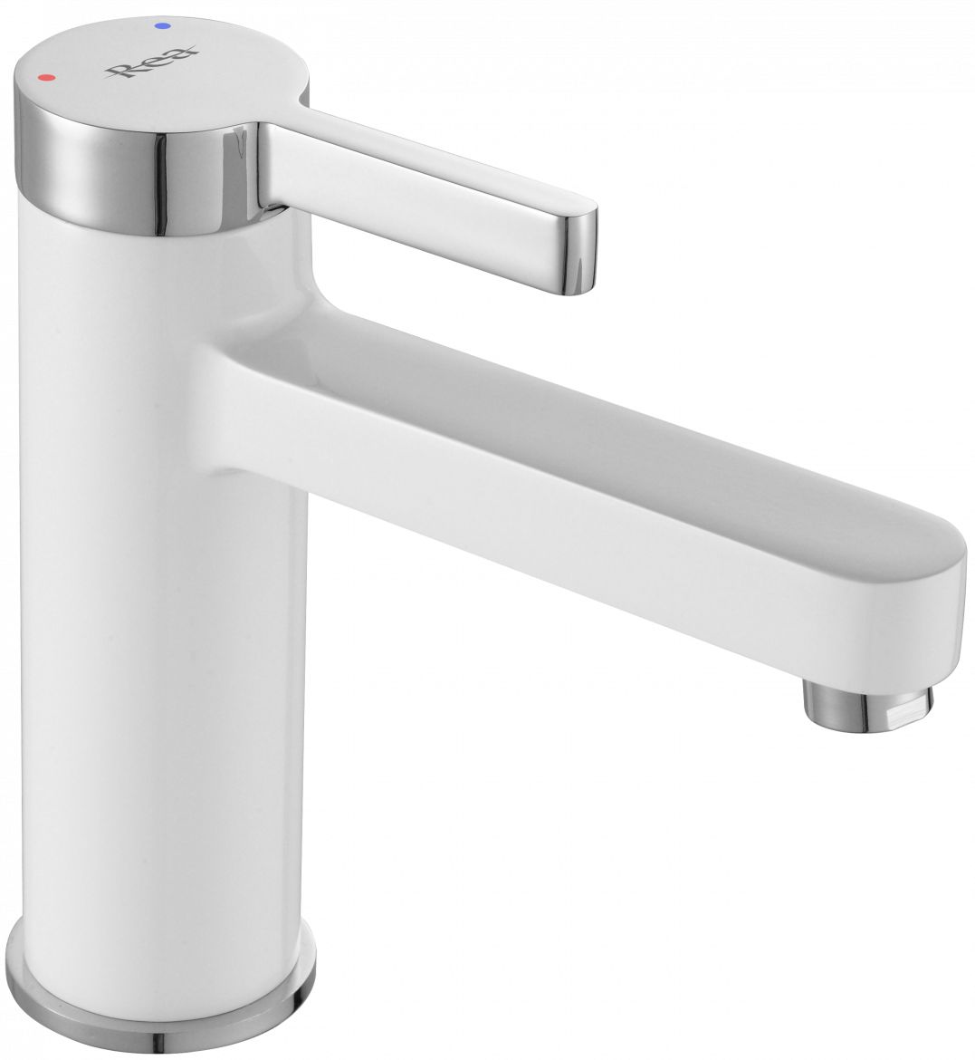 Rea Polo bateria umywalkowa stojąca chrom/biały REA-B9941