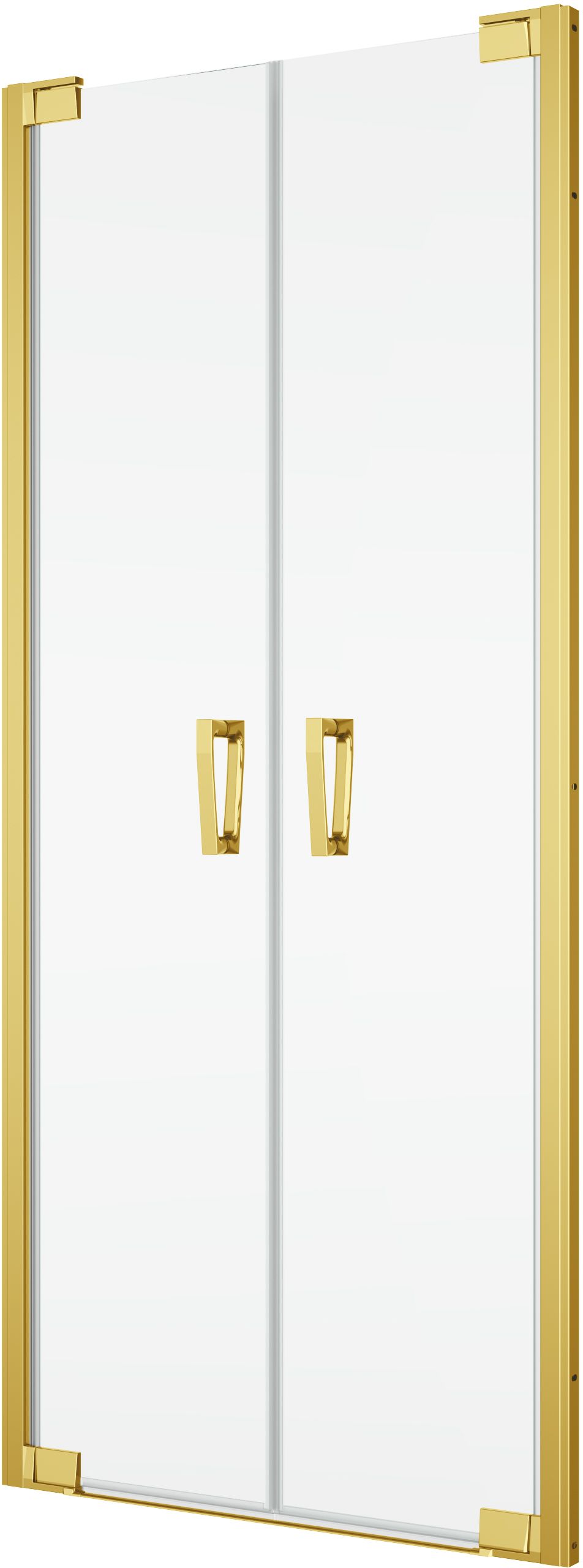 SanSwiss Cadura drzwi prysznicowe 90 cm złoty/szkło przezroczyste CA2C0901207