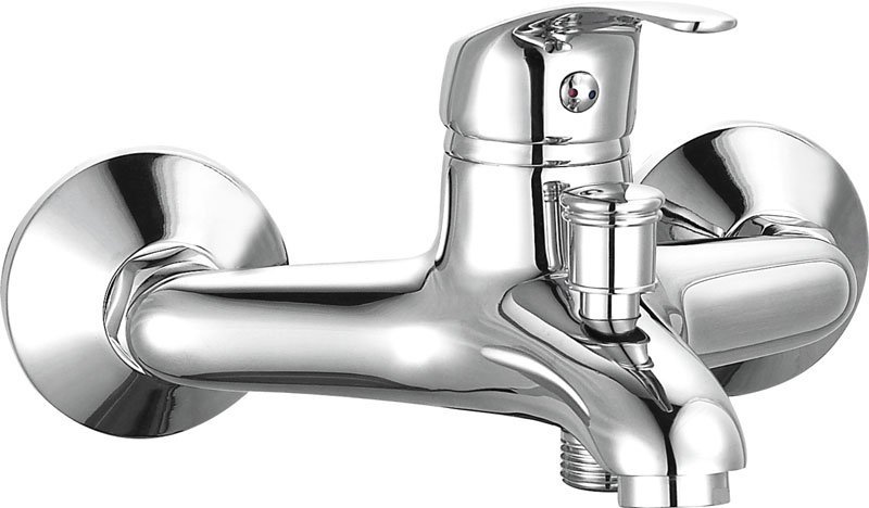 Aqualine 35 bateria wannowo-prysznicowa ścienna chrom 52118 - Wysyłka w 24h