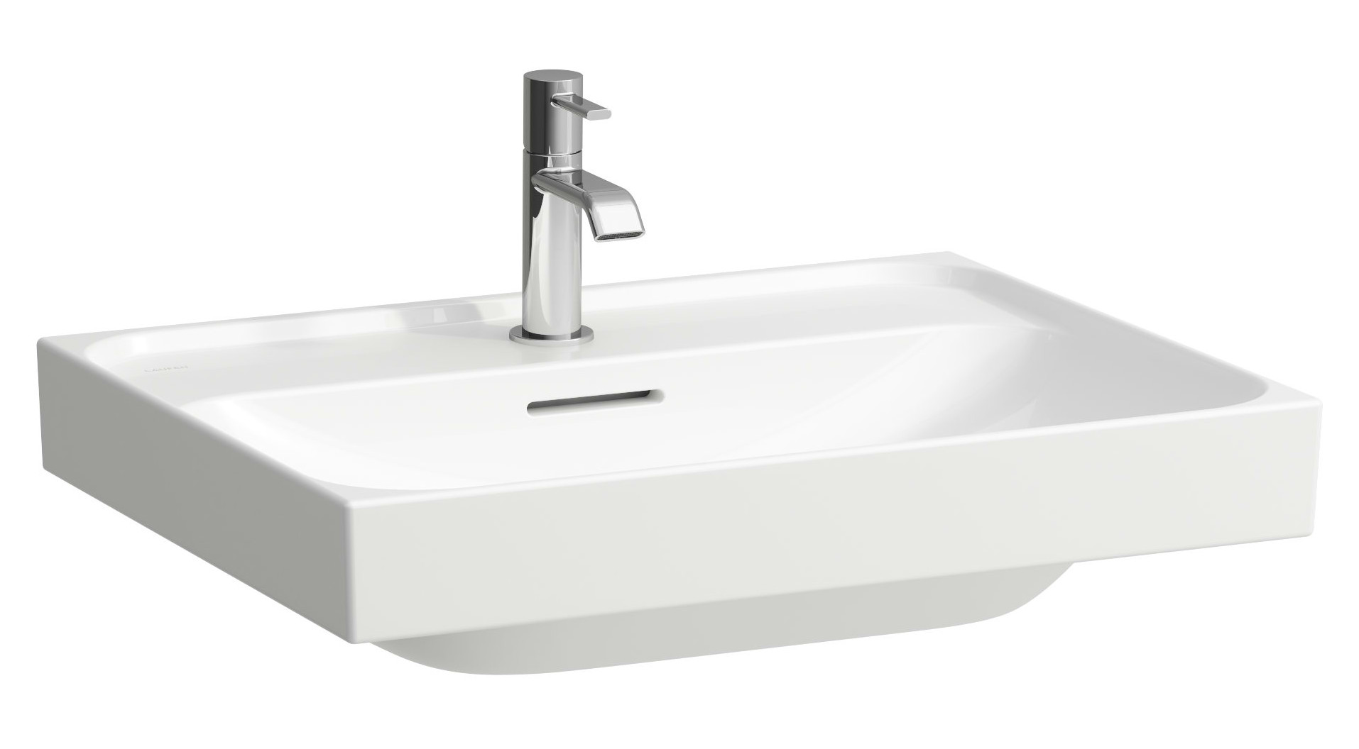 Laufen Meda umywalka 60x46 cm prostokątna ścienna-meblowa biała H8101130001041