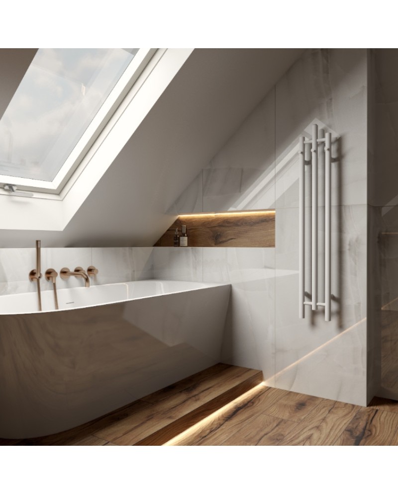 LaVita Calentador grzejnik łazienkowy 120x20,5 cm biały