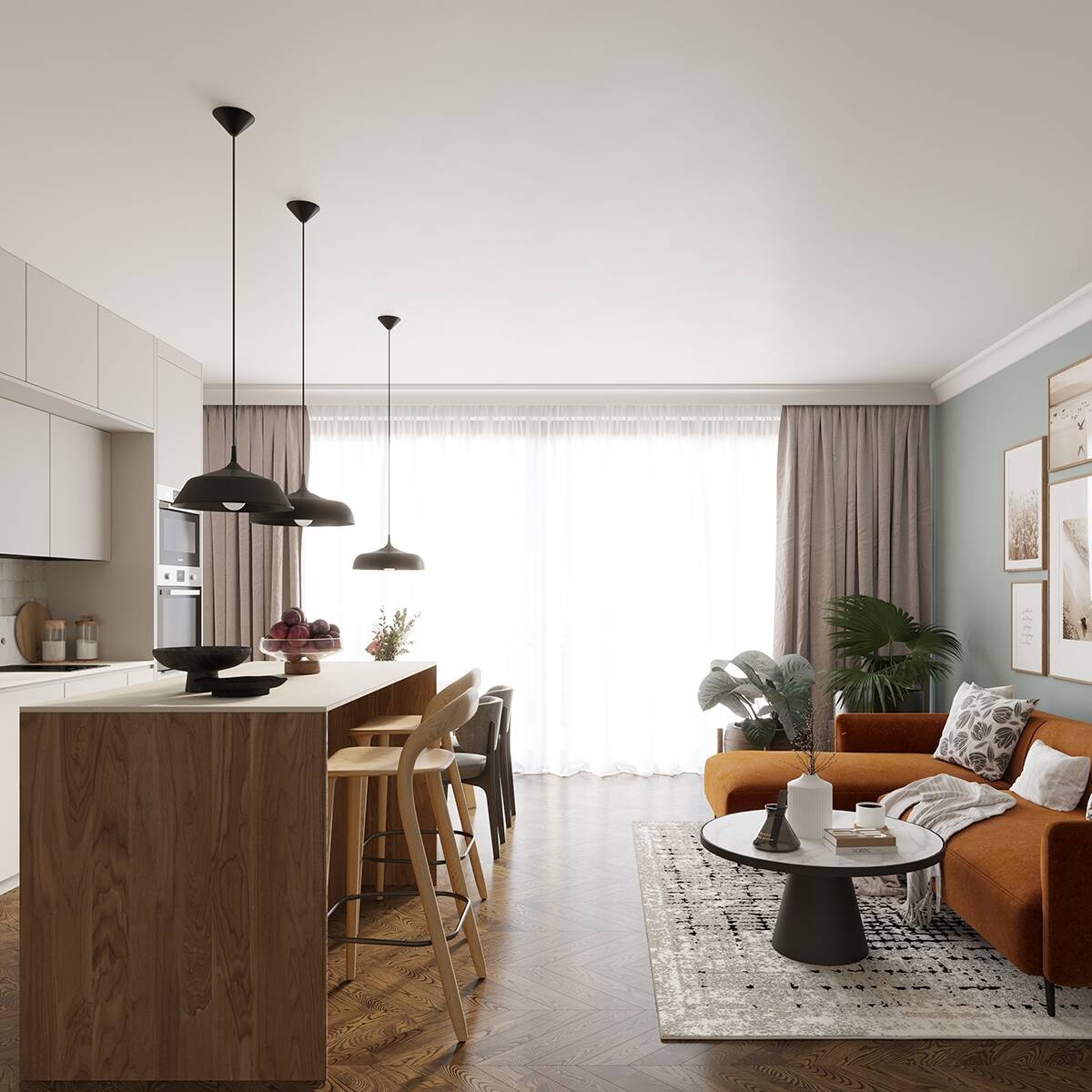 Sollux Lighting Gina lampa wisząca 1x15 W czarna SL.1330