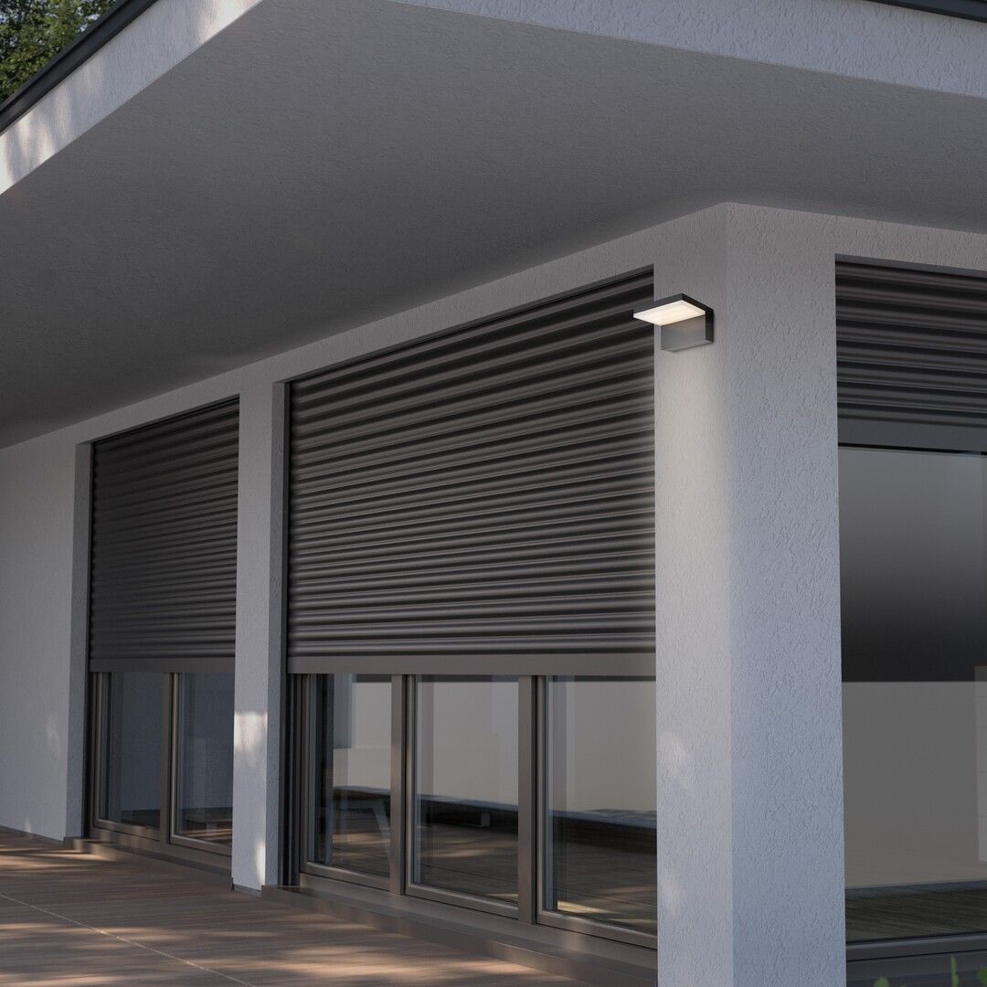 Rabalux Zaragoza kinkiet zewnętrzny 1x10 W czarny 77092 - Wysyłka w 24h