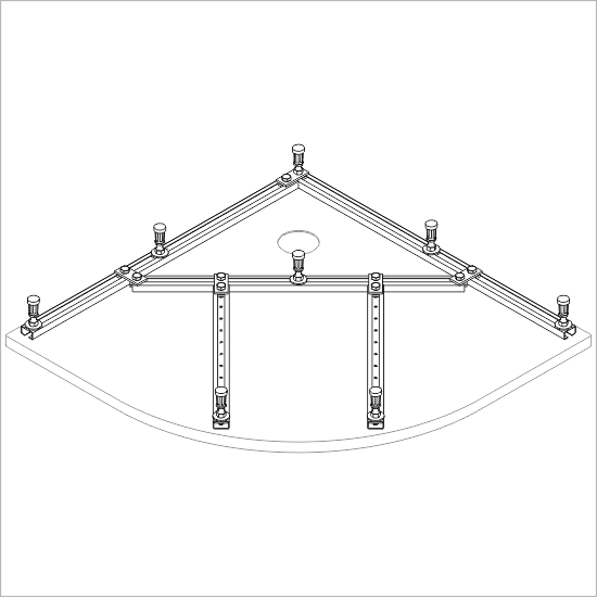 Sanplast STS stelaż do brodzika 194-E1412