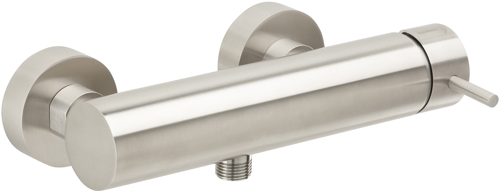 Herzbach Design iX bateria prysznicowa ścienna stal szczotkowana 17.131000.1.09