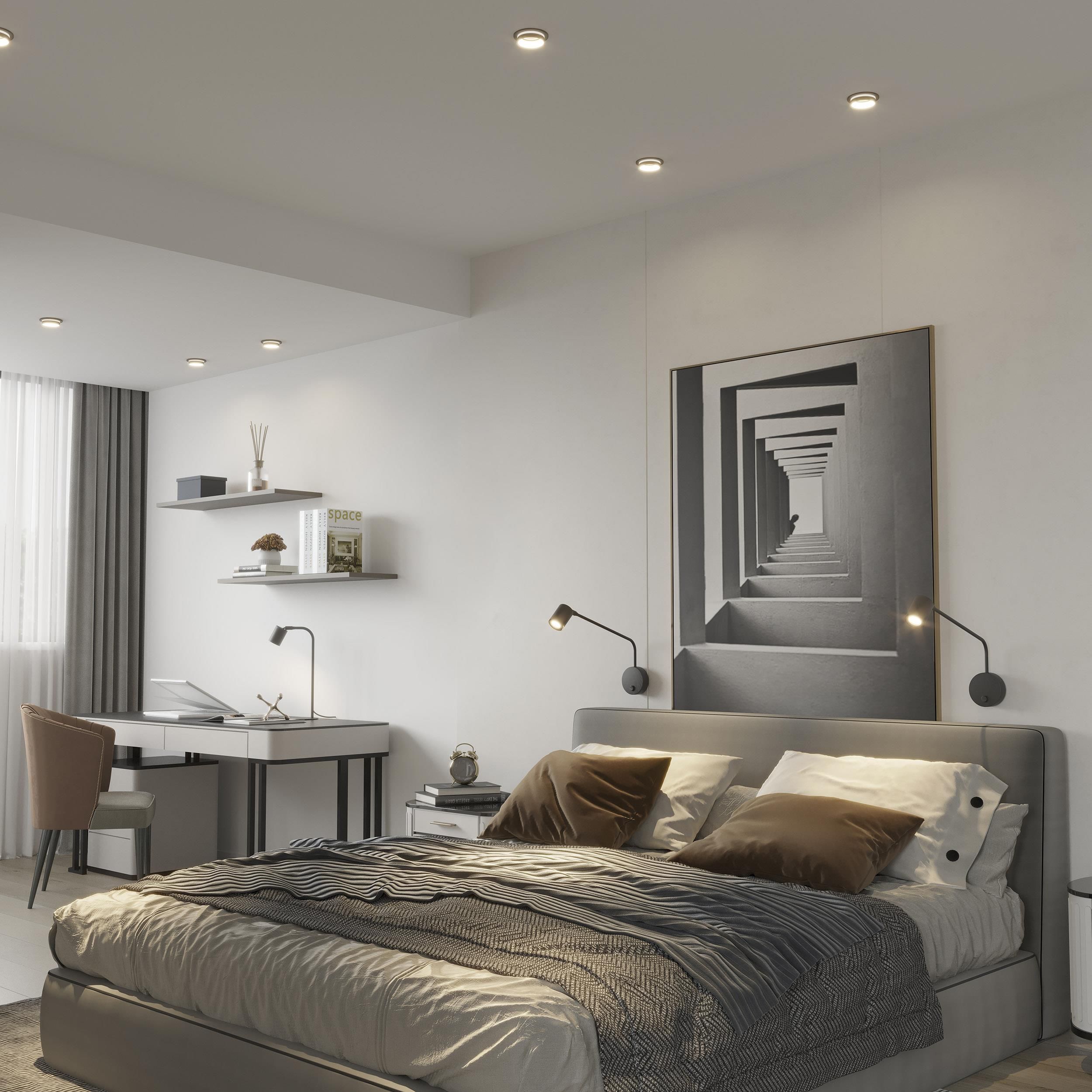 TK Lighting Jet lampa do zabudowy 1x5W czarny 6920