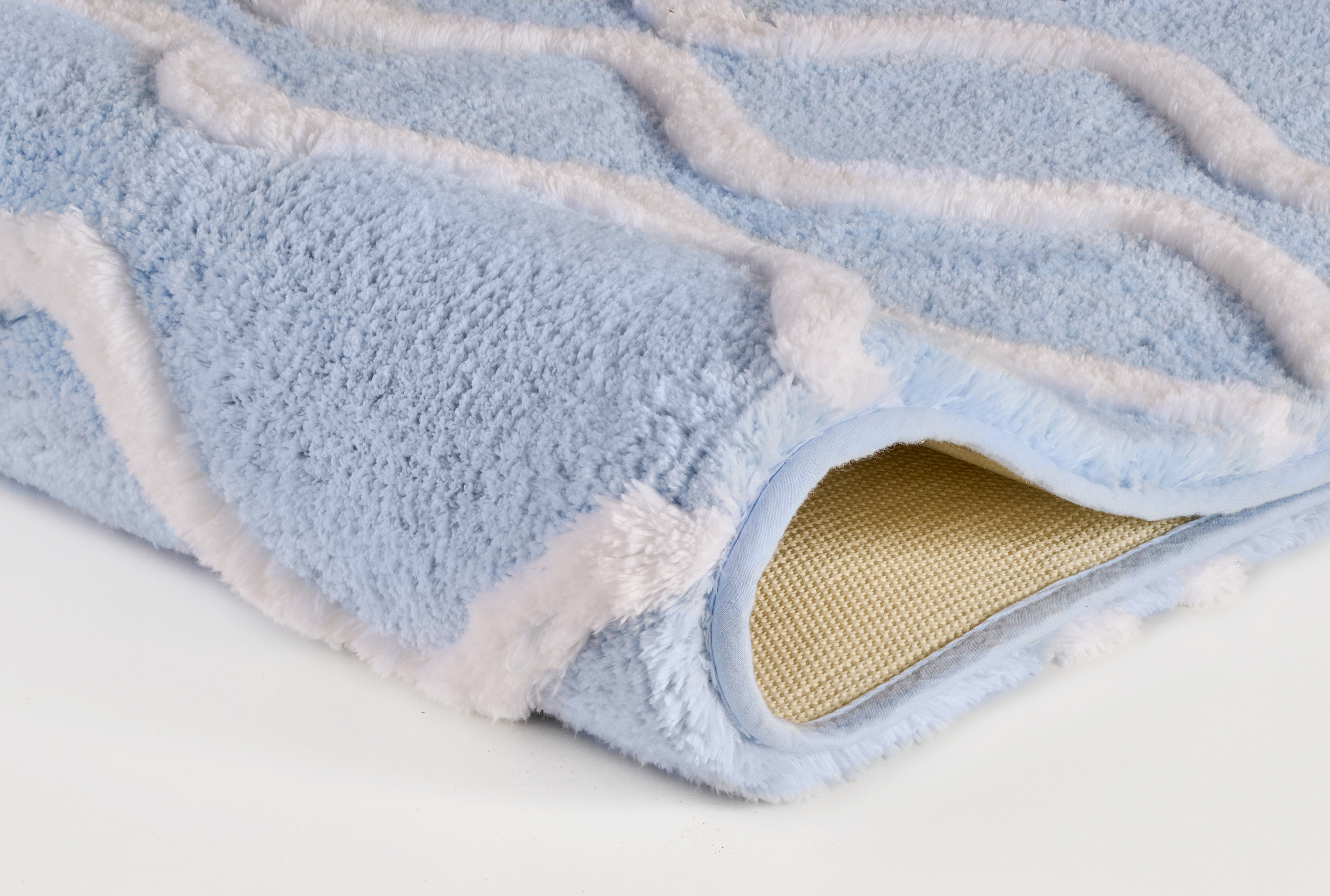 Kleine Wolke Piana dywanik łazienkowy 90x60 cm prostokątny niebieski 9180746519