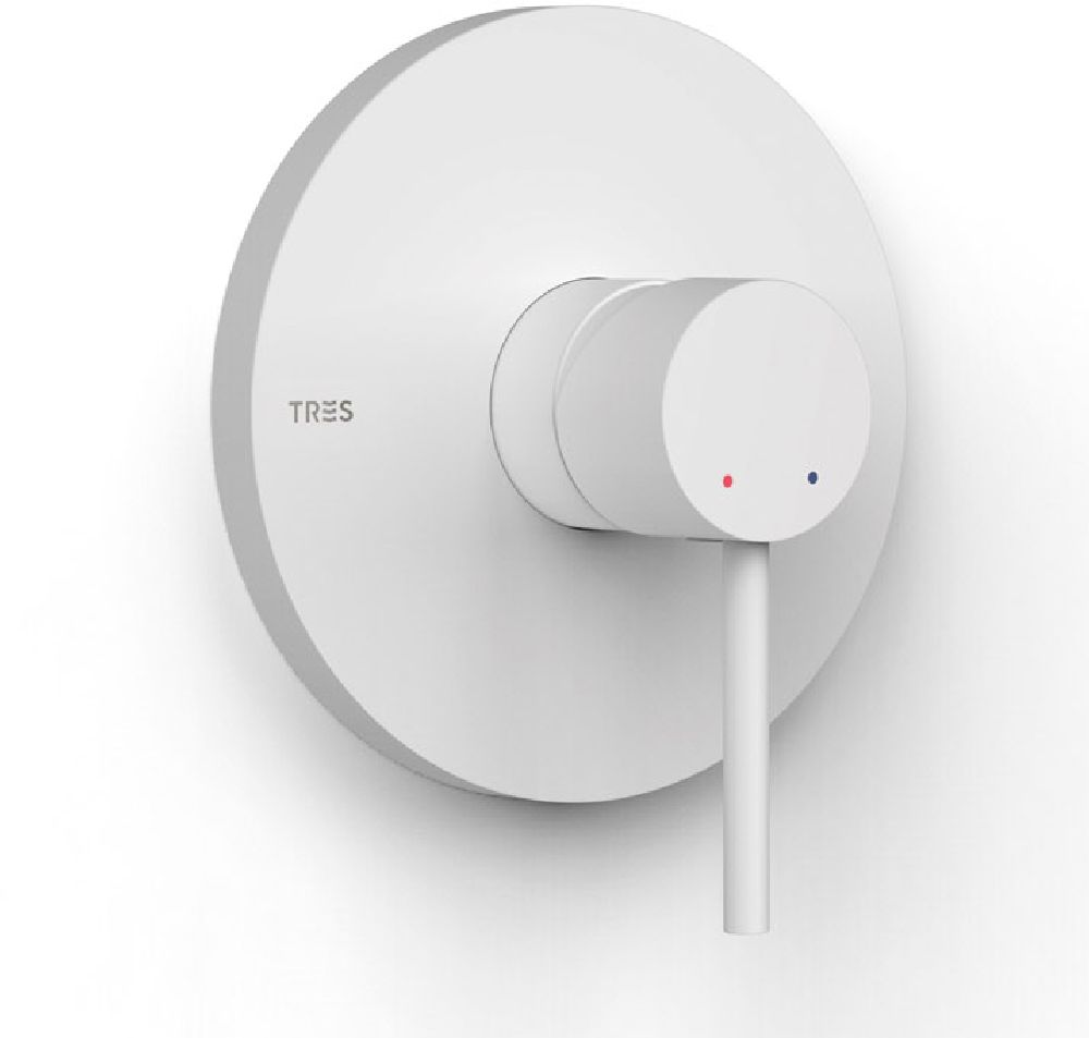 Tres Rapid Box bateria prysznicowa podtynkowa biała 26227810BM