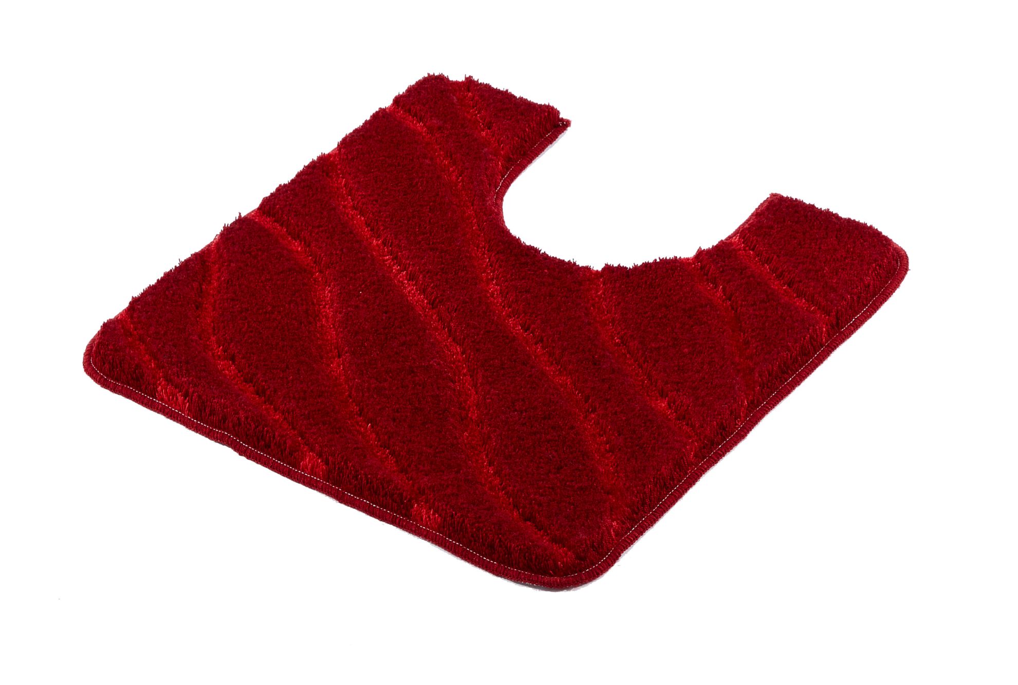 Kleine Wolke Tram dywanik łazienkowy 55x55 cm pod WC czerwony 9189468129