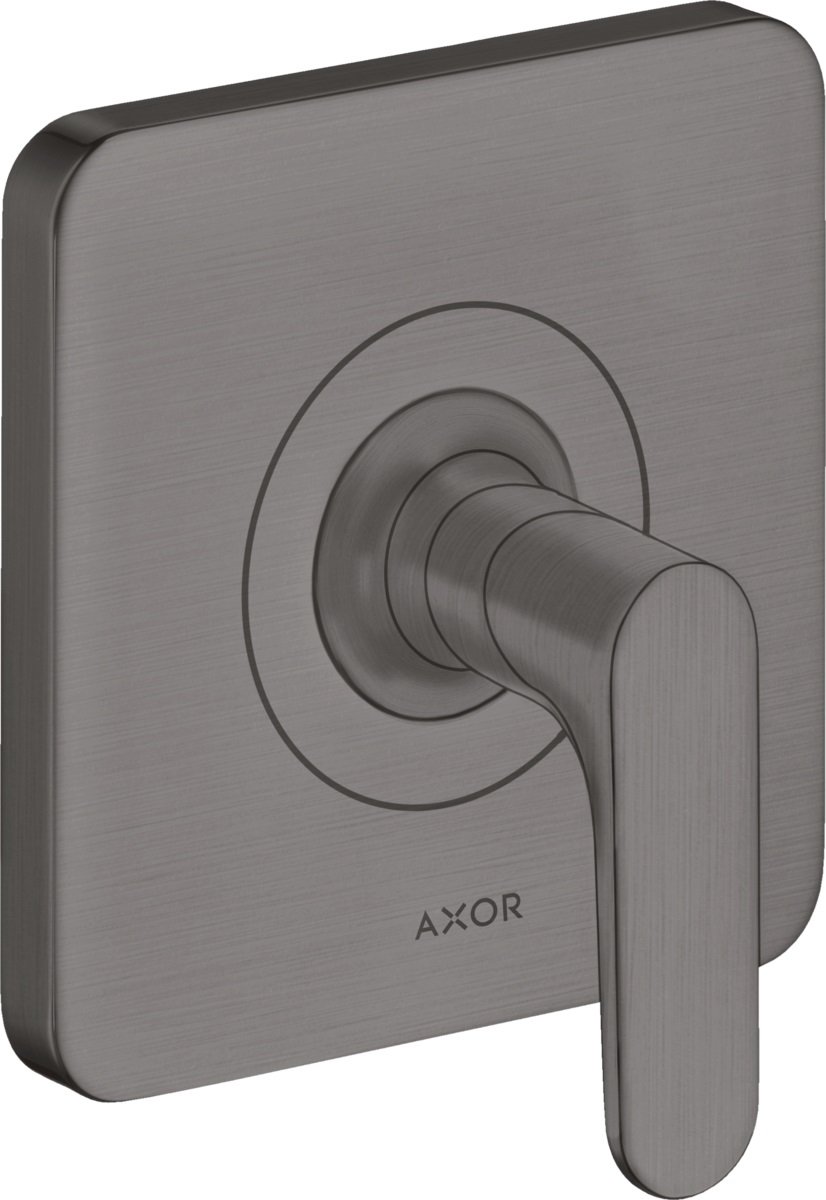 Axor Citterio M zawór odcinający podtynkowy czarny chrom szczotkowany 34960340