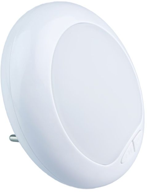 DPM lampka nocna do gniazdka 1x1,8 W biała QM653