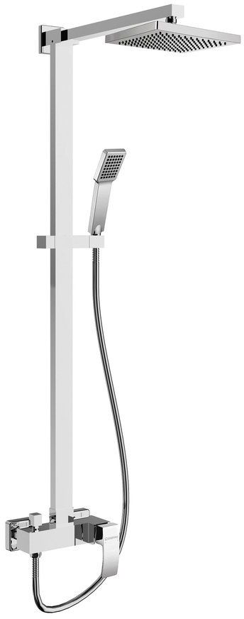 Sapho Ginko zestaw prysznicowy z deszczownicą chrom 1101-43