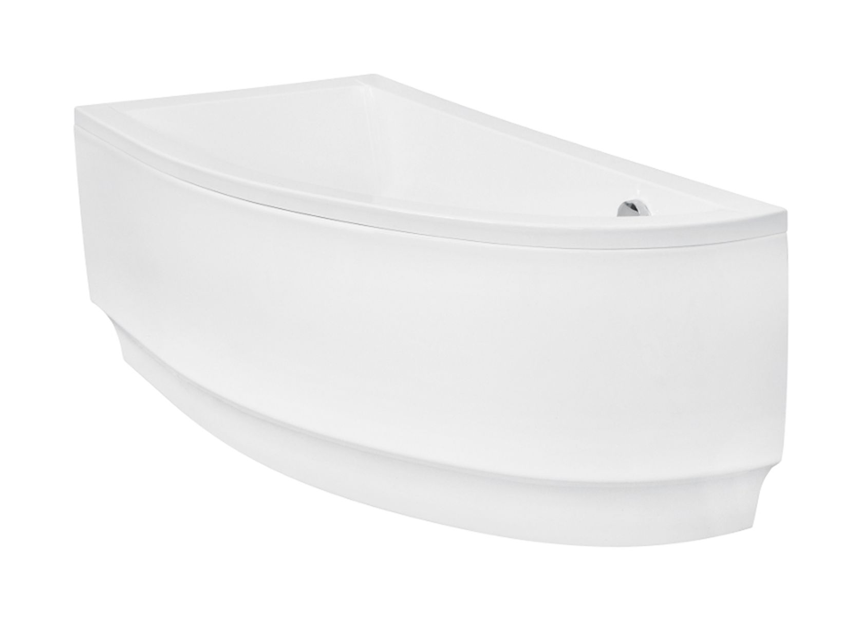 Besco Praktika obudowa do wanny 140 cm lewa biała OAP-140-NL