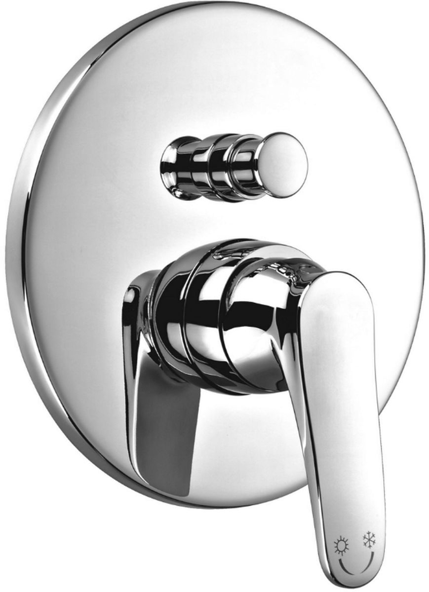 Omnires Art Deco bateria wannowo-prysznicowa podtynkowa chrom AD5135CR