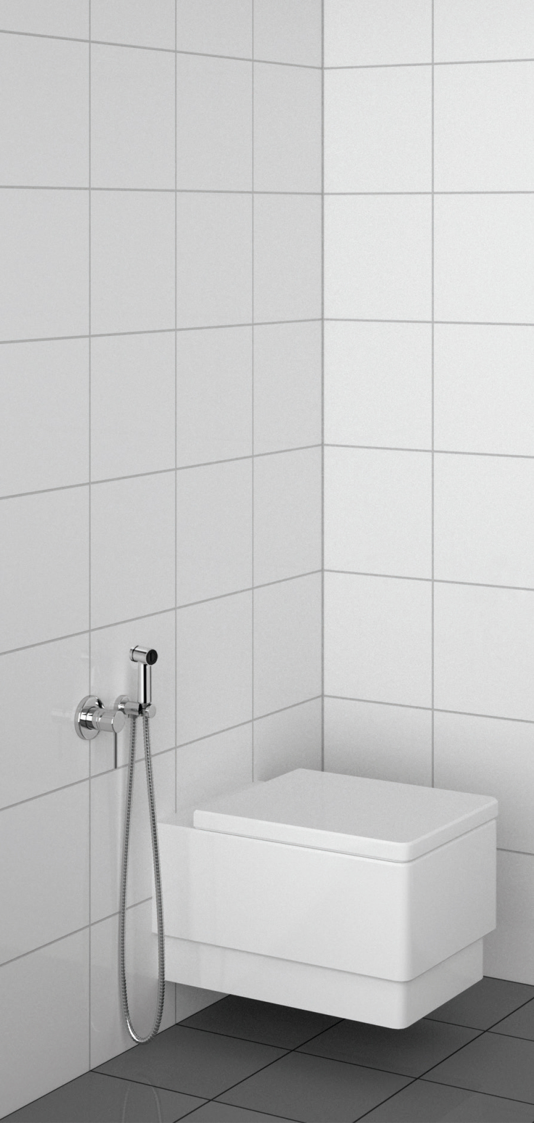 Kludi Bozz bateria bidetowa z zestawem prysznicowym podtynkowa chrom 389980576 - Wysyłka w 24h