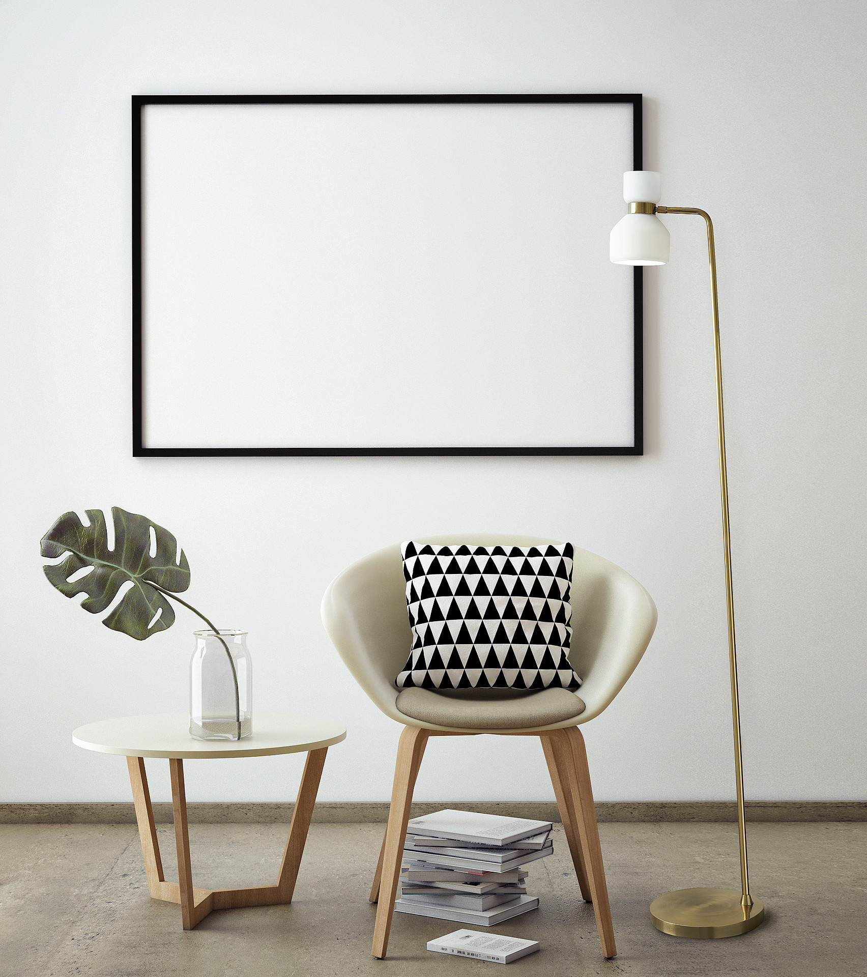 Miloox Fifty lampa stojąca 1x40W złota/biała 1744.18